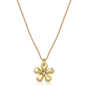 Let Hope Bloom Necklace Gold